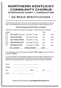 Ad Space Specifications
